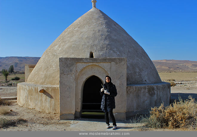 آب انبار سعیده آرین نقوش سنتی گرافیطی محیط لارستان